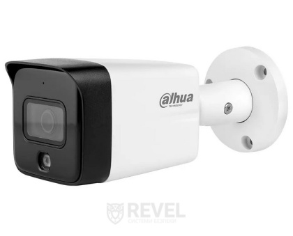 4Мп IP PoE видеонаблюдение для улицы со звуком, детекцией и записью Dahua DH-BULTC-4MP-4MIC