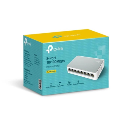 Неуправляемый коммутатор 8 портов TP-Link TL-SF1008D Неуправляемый коммутатор 8 портов TP-Link TL-SF1008D