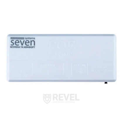 PoE репитер SEVEN P-7312 (разветвитель на две IP-видеокамеры на одном кабеле)