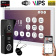 Комплект Wi-Fi домофона 10" и вызывной панели со считывателем карт Seven DP-7517 Rfid Kit white