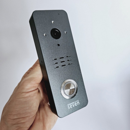 Wi-Fi домофон с дополнительной камерой Seven DP-7578 Video Kit AI (запись видео, дозвон на телефон, поддержка Tuya Smart)