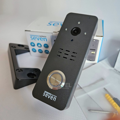 Wi-Fi домофон с дополнительной камерой Seven DP-7578 Video Kit AI (запись видео, дозвон на телефон, поддержка Tuya Smart)