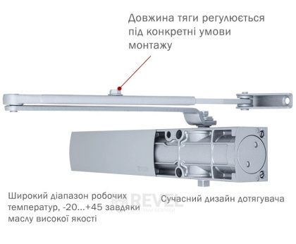 Доводчик RYOBI 1200 D-1200 SILVER