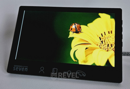 Комплект Full HD видеодомофона с детекцией и записью видео SEVEN DP–7571FHD-Neo Kit box (black)