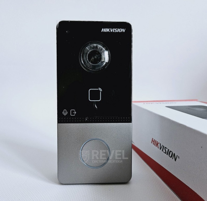 Беспроводной Wi-Fi домофон с замком и Wi-Fi панелью со считывателем Hikvision Smart Home (управление со смартфона)