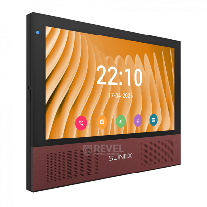 Wi-Fi видеодомофон Slinex Sonik 7 Cloud AI black с AI-детекцией, записью и дозвоном на смартфон