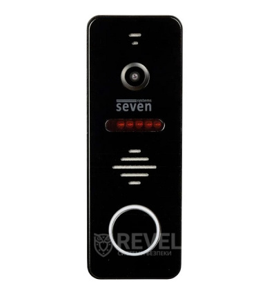Комплект FHD IPS 7" видеодомофона и FHD панели вызова SEVEN DP-7570 FHD KIT Black