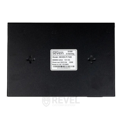 PoE коммутатор (switch) 8 портов SEVEN P-7328