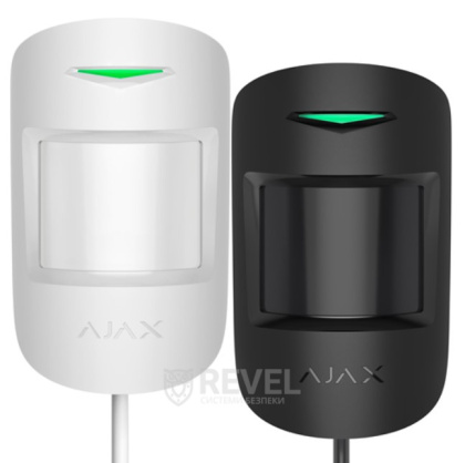 Проводной датчик движения Ajax Superior MotionProtect Fibra White