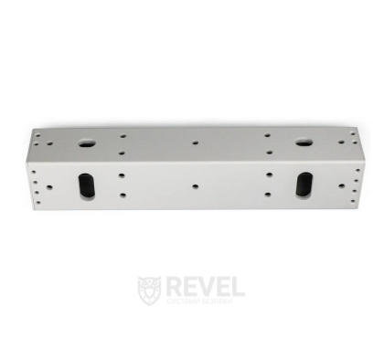 Замок электромагнитный 280 кг SEVEN ML-7750 white + уголок SEVEN LB-7751-LC white