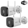 5Мп Wi-Fi уличное видеонаблюдение со звуком, детекцией и управлением с телефона Dahua DH-P1539-5MP-KIT