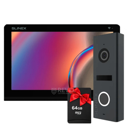 Комплект Wi-Fi видеодомофона Slinex Nexo 7 Cloud Kit Black (детекция движения и дозвон на смартфон)