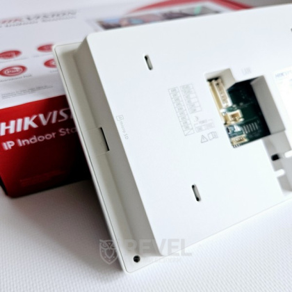 Беспроводной Wi-Fi домофон с замком и Wi-Fi панелью со считывателем Hikvision Smart Home White (управление со смартфона)
