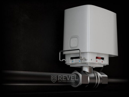 Кран перекрытия воды с дистанционным управлением Ajax WaterStop 1/2" Black