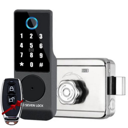 Умный беспроводной биометрический замок SEVEN LOCK SL-7770BF