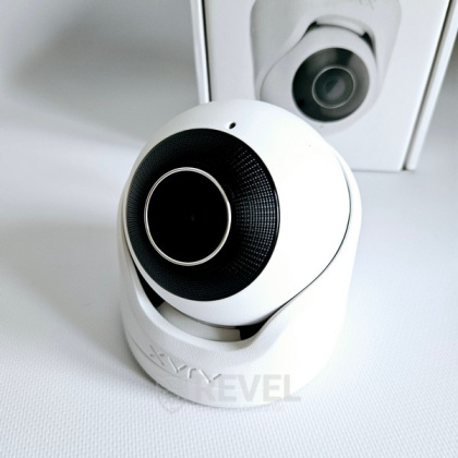 8Мп IP камера видеонаблюдения Ajax TurretCam white (4мм) с микрофоном и возможностями искусственного интеллекта