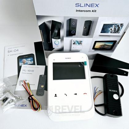 Комплект видеодомофона Slinex SK-04 и панели вызова ML-16HR