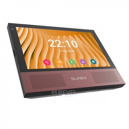 Wi-Fi видеодомофон Slinex Sonik 7 Cloud AI black с AI-детекцией, записью и дозвоном на смартфон