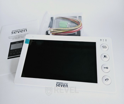 Комплект домофона с электромеханическим замком Seven Kit Home-Lock white