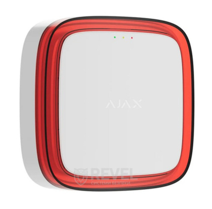 Беспроводной адресный пожарный оповещатель световой Ajax EN54 FireProtect (VAD) Jeweller White