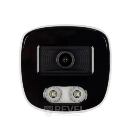 2Мп уличная IP видеокамера с микрофоном и двойной подсветкой SEVEN IP-7222PA-DL white (2,8 мм)
