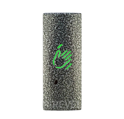 Кнопка выхода бесконтактная металлическая уличная накладная SEVEN K-7496ND silver