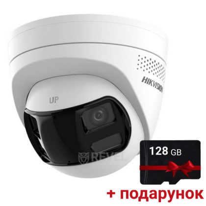 6Мп IP видеокамера с обзором 180°, встроенным микрофоном и динамиком Hikvision DS-2CD1363G2P-LIUF/SL (2.8мм)