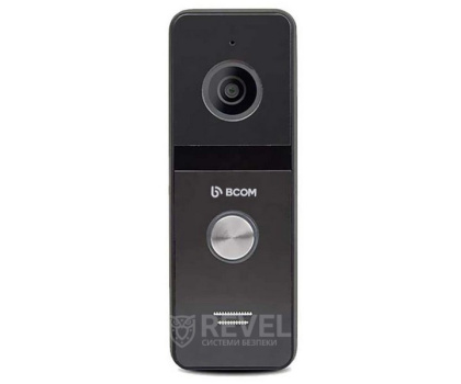 Комплект 7" сенсорного видеодомофона с детектором движения BCOM BD-770FHD Black Kit