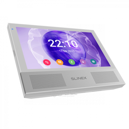 Wi-Fi видеодомофон Slinex Sonik 7 Cloud AI white с AI-детекцией, записью и дозвоном на смартфон