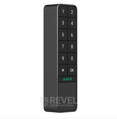 Беспроводная клавиатура Ajax KeyPad Outdoor Jeweller Black