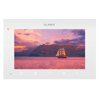 7" FHD IPS сенсорный видеодомофон с записью по детекции Slinex SQ-07MTHD White