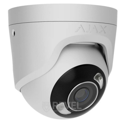 5Мп IP видеонаблюдение со звуком, детекцией и управлением с телефона Ajax TurretCam-5MpHL-Kit white