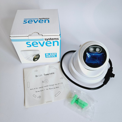 Комплект 7" видеодомофона с вызывной панелью и видеокамерой Seven Cam Kit black