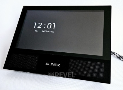 Wi-Fi видеодомофон с замком Slinex Sonik AI Home Kit black — интеллектуальная AI-детекция движения и переадресация вызова