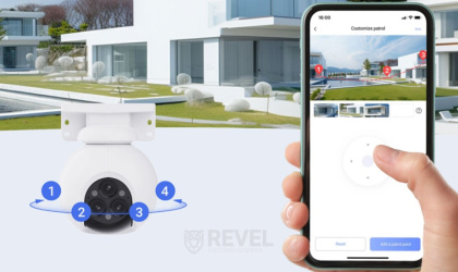 IP Wi-Fi видеокамера для умного дома Ezviz CS-H80f (с тремя объективами 4MP+4MP+4MP)