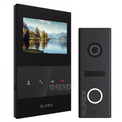 Комплект видеодомофона Slinex SQ-04 Kit box (White / Black)