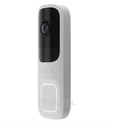 Видеозвонок Ajax DoorBell white со встроенным искусственным интеллектом, ИК-сенсором и управлением в приложении