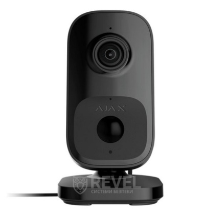4Мп Wi-Fi камера видеонаблюдения Ajax IndoorCam black с ИК-датчиком движения и встроенным ИИ