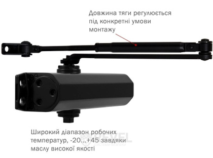 Доводчик RYOBI *1500 D-1554 BLACK