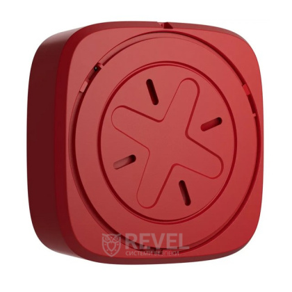 Беспроводной адресный пожарный оповещатель звуковой Ajax EN54 FireProtect (Sounder) Jeweller Red