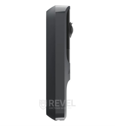 Видеозвонок Ajax DoorBell graphite со встроенным искусственным интеллектом, ИК-сенсором и управлением в приложении