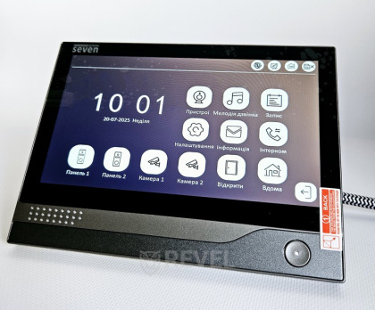 WiFi домофон и FHD видеопанель SEVEN DP-7578Kit Neo — дозвон на телефон, AI распознавание людей и запись видео