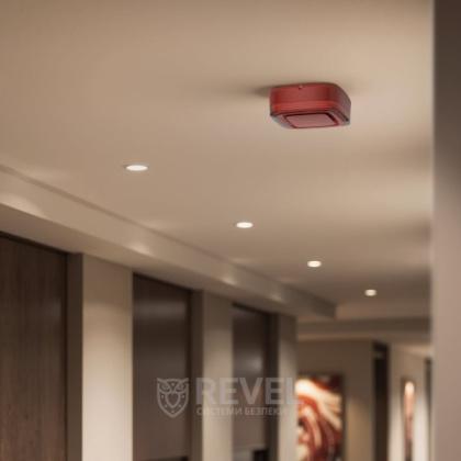 Беспроводной адресный пожарный оповещатель звуковой Ajax EN54 FireProtect (Sounder) Jeweller Red