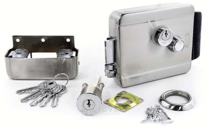 Домофон для частного дома с электромеханическим замком SEVEN DP-7570 FHD Home-Lock White