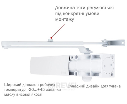Доводчик RYOBI 1200 D-1200 WHITE