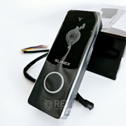 Комплект сенсорного 7" IPS FHD видеодомофона с детектором и записью Slinex KIT SQ-FHD (Black)