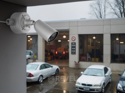 8Мп IP камера Ajax BulletCam HL white (2.8 мм) с микрофоном, возможностями ИИ, TrueWDR, PoE и гибридной подсветкой