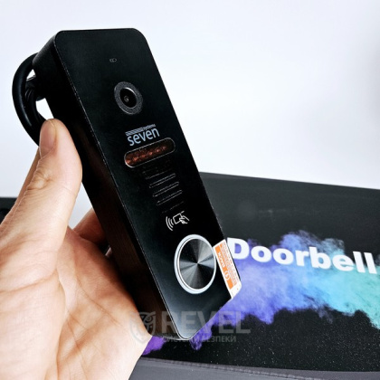 Комплект Wi-Fi видеопанели и электромагнитного замка SEVEN SKD-KIT-EMG14 (контроль доступа с управлением с телефона)