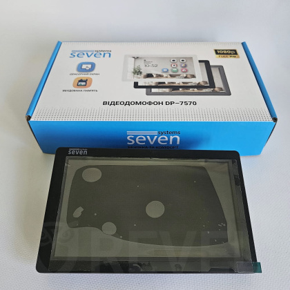 Комплект FHD IPS видеодомофона 7 дюймов и FHD панели вызова SEVEN DP-7570 FHD Kit Black