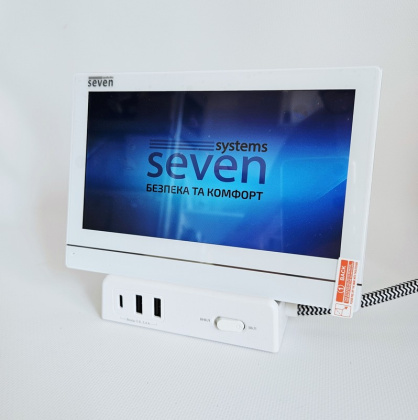 Wi-Fi домофон с дополнительной камерой SEVEN DP-7576 Cam Kit white (AI детекция человека, дозвон на телефон, Tuya Smart) Wi-Fi домофон с дополнительной камерой SEVEN DP-7576 Cam Kit white (AI детекция человека, дозвон на телефон, Tuya Smart)